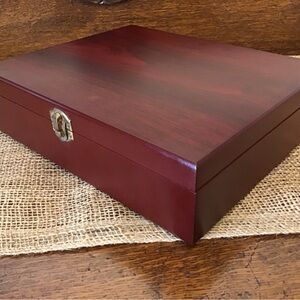 Wood Wine Accessories Box